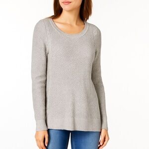 LOFT light gray sweater women’s medium